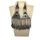 2x Paire Vieux Pendentif Tribal Turque Afghan Ats Gland Tribal Allemand Argent, Tk98