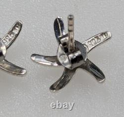 30+ Paires - Boucles d'oreilles en argent sterling vintage avec diamants, pierres précieuses, etc. 114g