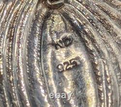 30+ Paires - Boucles d'oreilles en argent sterling vintage avec diamants, pierres précieuses, etc. 114g