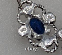 30+ Paires - Boucles d'oreilles en argent sterling vintage avec diamants, pierres précieuses, etc. 114g