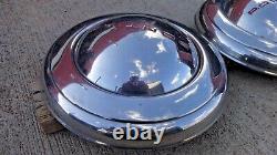 Années 1940 1950 Pontiac Wheel Covers Hub Caps Original Lyon Gm Accessoire De Luxe