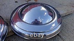 Années 1940 1950 Pontiac Wheel Covers Hub Caps Original Lyon Gm Accessoire De Luxe