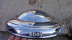 Années 1940 1950 Pontiac Wheel Covers Hub Caps Original Lyon Gm Accessoire De Luxe