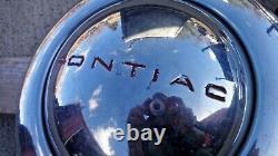 Années 1940 1950 Pontiac Wheel Covers Hub Caps Original Lyon Gm Accessoire De Luxe