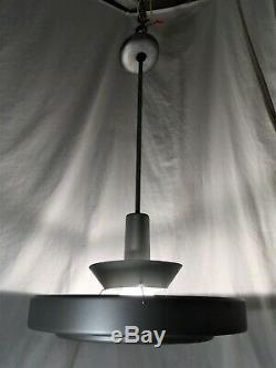 Années 1950 Au Milieu Du Siècle Moderne Ufo Chandelier Saturn Ring Vtg Light Fixture De Kurt Versen