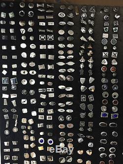 Assortiment De 100 Paires Argent Ou Ton Or / Assiette Boutons De Manchette Vintage En Vrac 5 $ La Paire