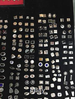 Assortiment De 100 Paires Argent Ou Ton Or / Assiette Boutons De Manchette Vintage En Vrac 5 $ La Paire
