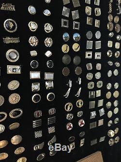 Assortiment De 100 Paires Argent Ou Ton Or / Assiette Boutons De Manchette Vintage En Vrac 5 $ La Paire