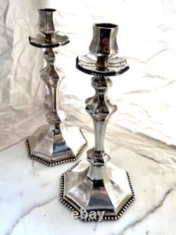 BOUGEOIR PAIRE VINTAGE No 737 REED & BARTON