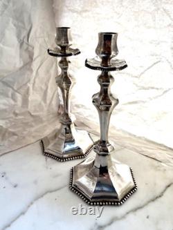 BOUGEOIR PAIRE VINTAGE No 737 REED & BARTON