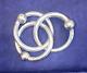 Berceau De Bébé Vintage Tiffany En Argent Sterling à Triple Enchevêtrement Signé