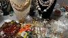 Bijoux Haul Pearls Amber Lucite Sterling Vtg Monet Couronne Trifari Kjl Thrift Bijoux Haul
