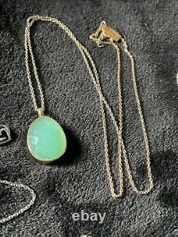 Bijoux en argent sterling pour femmes de vintage à aujourd'hui, lot de 24 pièces, revendables et portables