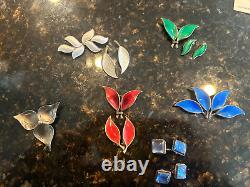 Bijoux en argent sterling vintage Danemark/Norvège lot