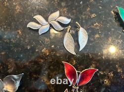 Bijoux en argent sterling vintage Danemark/Norvège lot