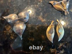 Bijoux en argent sterling vintage Danemark/Norvège lot
