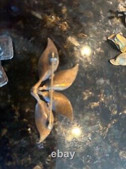 Bijoux en argent sterling vintage Danemark/Norvège lot