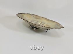 Bol et cendrier équestres en argent vintage. Paire assortie fabriquée en Italie 175G