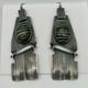 Boucles D'oreilles Pendantes Longues En Argent Sterling 925 Moderne Vintage Yvonne Giambrone