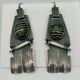 Boucles D'oreilles Pendantes Longues En Argent Sterling 925 Vintage Moderniste Yvonne Giambrone
