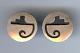 Boucles D'oreilles Vintage En Argent Sterling à Vis De Victor Coochwytewa, Indien Hopi