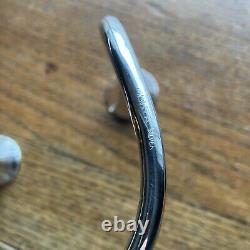 Bougeoir vintage MCM en forme de serpent Miyata. Paire connectée en argent 950 du Japon 6 oz
