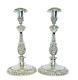 Bougeoirs En Argent Plaqué De 1847 Rogers Bros Heritage 11 De Style Vintage
