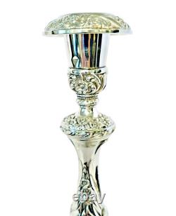 Bougeoirs en argent plaqué de 1847 Rogers Bros Heritage 11 de style vintage