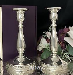 Bougeoirs en argent sterling Prelude International Silver Candlesticks vintage