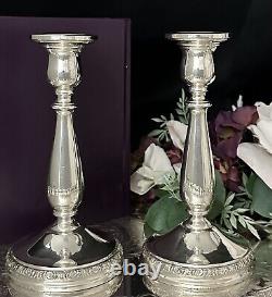 Bougeoirs en argent sterling Prelude International Silver Candlesticks vintage