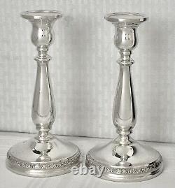 Bougeoirs en argent sterling Prelude International Silver Candlesticks vintage