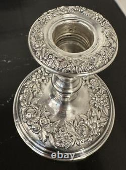 Bougeoirs en argent sterling S. KIRK&SON, Vintage