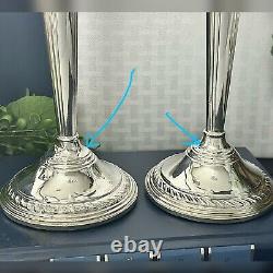 Bougeoirs en argent sterling Vintage Bougeoirs en argent sterling Preisner 10 2