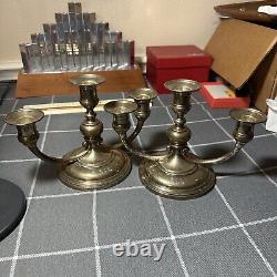 Bougeoirs en argent sterling vintage Tiffany And Co.