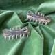 Broche à Cheveux Vintage En Argent Sterling Pat Areias Signée, Pince Griffes 2.5 (67 Grammes)