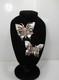 Broche éparpillée En Paire Assortie Dimensionnelle Vintage Hobe En Design Argenté Patd