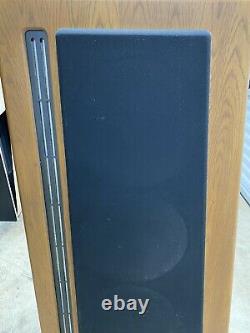 Carver Vintage Amazing Silver Speakers Paire