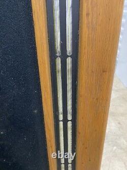 Carver Vintage Amazing Silver Speakers Paire
