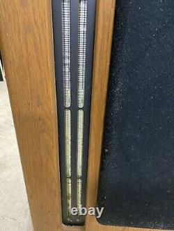 Carver Vintage Amazing Silver Speakers Paire