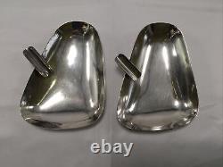 Cendrier en argent sterling Vtg SALVADOR DE LA SERNA Hecho en Mexico, une paire
