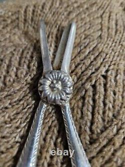 Ciseaux à raisin en argent sterling vintage