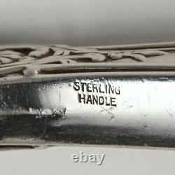 Ciseaux à volaille avec poignées en argent sterling 10 pouces de longueur, vintage