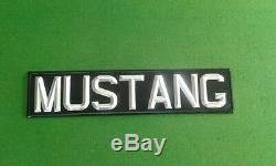Classic & Vintage Ace Peak, Nombre / Plaques D'immatriculation, Noir Et Argent, (paire)