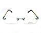 Collection Vintage Porta Romana Montures De Lunettes De Prescription Sans Cerclage (modèle Sg 1001)