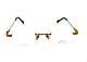 Collection Vintage De Montures De Lunettes De Prescription Sans Cerclage Porta Romana (modèle Gs 1001)