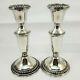 Compagnie D'argent Empire Vintage. Paire De Bougeoirs En Argent Sterling 925, 6,0 Pouces, Années 1950/60.