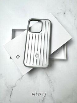 Coque iPhone 14 Pro Rimowa Vintage Argent
