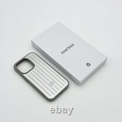 Coque iPhone 14 Pro Rimowa Vintage Argent