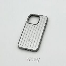 Coque iPhone 14 Pro Rimowa Vintage Argent