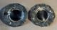 Couple De Plaques En Argent Sterling Vtg Hatzorafim Israël Pour Coupe De Kiddish Judaica